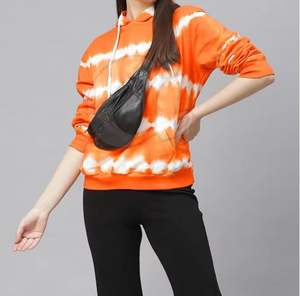 Sweat à capuche court pour dames élégantes Pull en tissu de coton OEM Logo personnalisé Fournisseur d'usine - Product Image 4