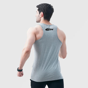 Débardeur de sport en coton pour hommes gilet sans manches en polyester à séchage rapide chemise athlétique légère en vrac vente en gros pour clubs de gym fitness - Product Image 2