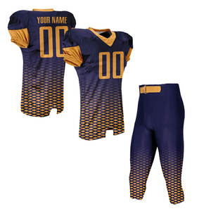 ชุดกีฬาทีมสมัยใหม่ ดีไซน์ระบายอากาศได้ดี ชุดอเมริกันฟุตบอลชาย แขนสั้น ช่วยเพิ่มความยืดหยุ่นในการเคลื่อนไหว - Product Image 1