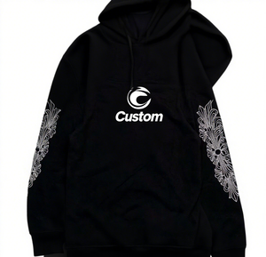 Sweat à capuche unisexe 100 % coton French Terry, logo personnalisé imprimé à l'écran sur le devant, coupe classique, poids lourd 450g, fermeture éclair, anti-rétrécissement - Product Image 3