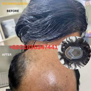 Venta al por mayor de cabello Remy de varios colores, onda natural, 100% virgen, con línea de cabello natural para hombres, de fábrica. - Product Image 5