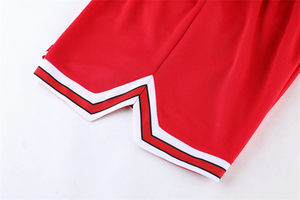 Camiseta de baloncesto transpirable personalizable, conjunto corto de uniformes reversibles de último estilo con técnicas impresas de talla grande - Product Image 3