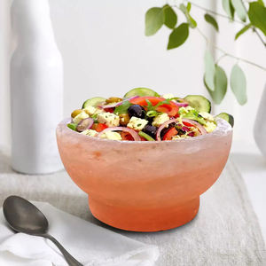 Himalayan Salt Crockery Round <b>Balls</b> Eco-Friendly Bowl Natural Crystal Love Gift Handcrafted Natural Crafts - Product Image 3