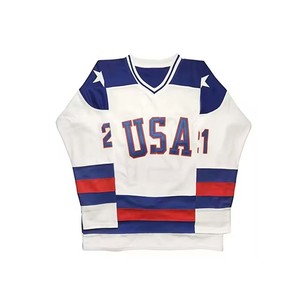 Jersey de hockey sobre hielo, camisas bordadas, uniforme cosido, Jersey de ropa alternativa para el hogar - Product Image 3