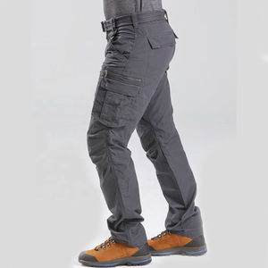 กางเกงคาร์โก้ผ้าแคนวาสเอวสูงทรงเฮฟวี่เวทสำหรับผู้ชาย สไตล์ลำลองแฟชั่นกลางแจ้ง - Product Image 3