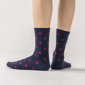 ถุงเท้าผู้หญิงผ้าฝ้ายระบายอากาศ ลายจุด สไตล์เกาหลี สำหรับใส่ในชีวิตประจำวัน - Product Image 3