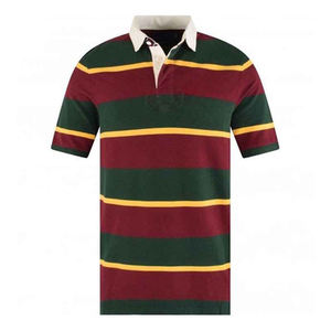 Street Style Oversize Heavyweight Hommes Chemise Casual Hommes Travail T-shirt Vente en gros Hommes Heavy Polo T-shirt Logo personnalisé - Product Image 3