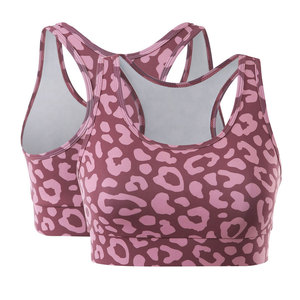 Fashion Women Plus Size Workout Crossover Strap Backless Sport Bra Custom Logo Front Running Seamless Yoga Gym Sports Bra - Product Image 5