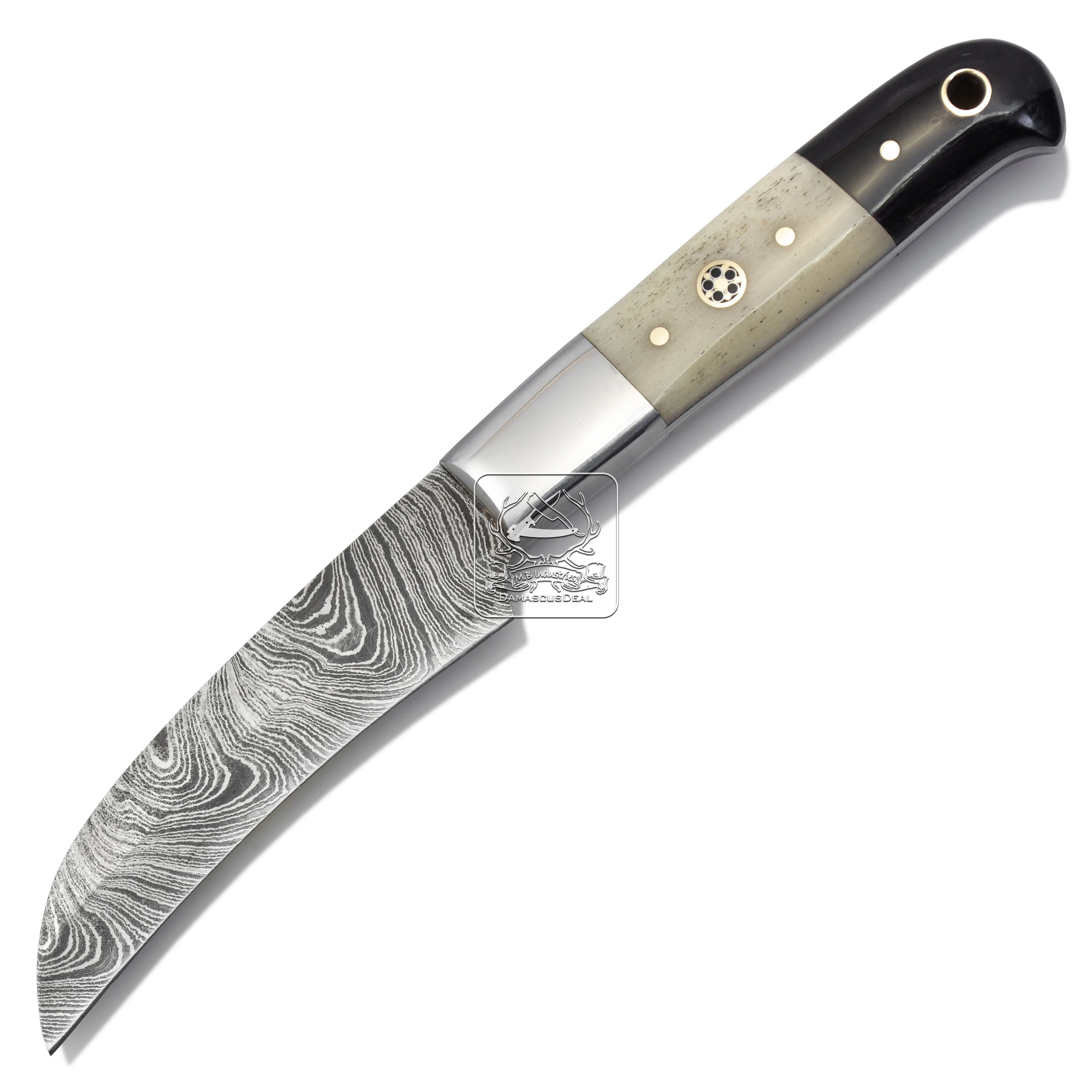 Vendita calda coltello da cucina in acciaio damasco stile giapponese DD-Kitchen-147 professionale affilato coltello da Chef con osso di cammello e bufalo