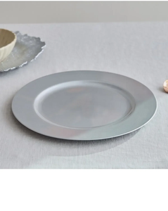 จานโลหะทรงกลมสำหรับใส่อาหารจานเหล็กแบบโบราณทำจากเหล็กรูปทรงกลมสำหรับใส่อาหารภาชนะใส่อาหาร - Product Image 4