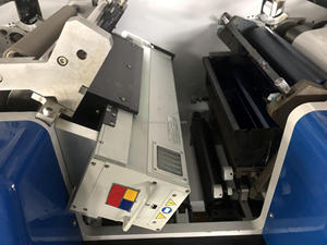 Máquina de Impresión Flexográfica ZJR-450 con 3 Estaciones de Troquelado, 4-12 Colores, 180m/min para Etiquetas y Embalajes - Product Image 5