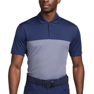 Polo de secado rápido, camiseta Polo de Color sólido personalizada para hombres, 100% algodón, manga corta, camisetas antiarrugas para hombres, Polo - Product Image 1
