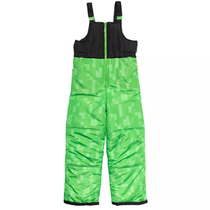 Veste de neige d'hiver zippée personnalisée pour enfants pantalon à bretelles de ski coupe-vent sublimé vêtements de ski avec design de panneau de mode - Product Image 3