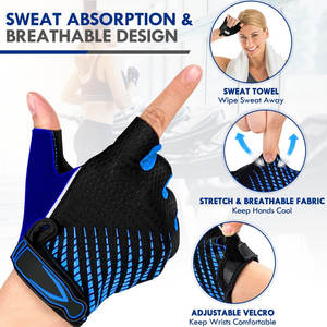 Guantes de Ciclismo de secado rápido de alta calidad para hombre, comodidad y eficiencia, hechos para ciclismo de marca privada - Product Image 3