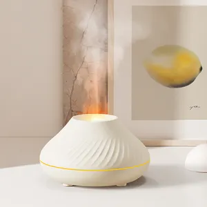 3D火山火焰2023新设计香味空气加湿器批发热卖火精油香味扩散器