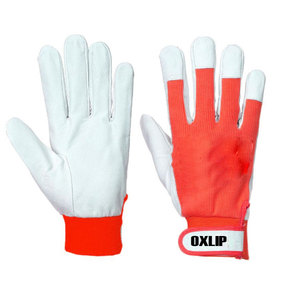 ถุงมือแข่งรถหนังลายเนื้อแพะป้องกันด้านบนสำหรับขับรถตกปลามีทุกขนาด - Product Image 4