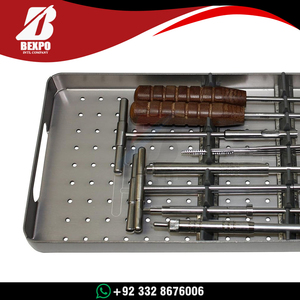 Juego de Instrumentos para Implantes Ortopédicos con Tornillo de Placa de Bloqueo, Manual, de Acero Inoxidable, para Fracturas Óseas Veterinarias, de Alta Calidad, CE - Product Image 4