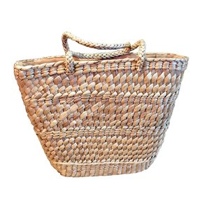 กระเป๋าโท้ทฟางสำหรับผู้หญิง, กระเป๋าสะพายไหล่สไตล์โบฮีเมียนความจุขนาดใหญ่กระเป๋าชายหาดพร้อมซับใน - Product Image 1