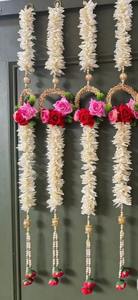 Jasmine Flower <b>Wall</b> Hanging, Home <b>Decor</b>, Stage Backdrop, Indian Wedding Decoration, Festival And Party Decoration, Diwali <b>Decor</b> - Product Image 2
