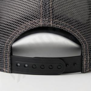 Casquette de baseball en maille de style sportif avec logo brodé à 5 panneaux, de haute qualité, personnalisée en usine, style à pois, maille en mousse, vente chaude - Product Image 6