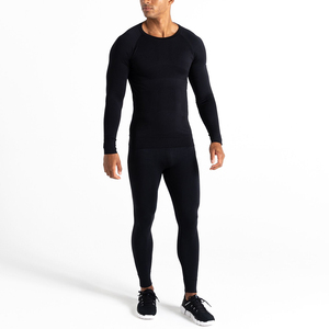 Ensemble de sous-vêtements thermiques pour le ski pour hommes, vêtements de sport d'extérieur, ensemble de base pour le ski, sous-vêtements thermiques serrés pour l'entraînement, sous-vêtements thermiques sans couture pour le ski et la neige - Product Image 1