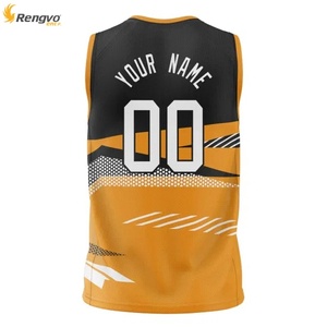 Vêtements de sport personnalisés de haute qualité pour garçons Maillot de basket-ball de meilleure conception avec ensemble de sublimation de logo imprimé brodé de haute qualité - Product Image 4