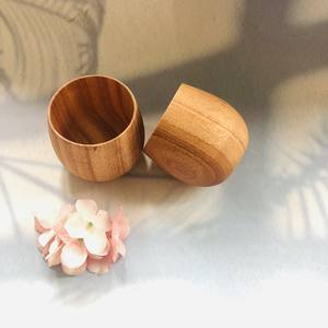 Taza de madera Natural hecha a mano ecológica para café, té y agua, utensilio de vajilla artesanal de Vietnam - Product Image 6