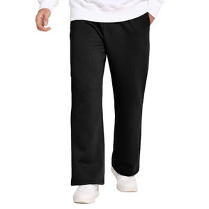 Pantalon de survêtement évasé d'hiver Streetwear Logo personnalisé Tissu en coton respirant Pantalon de survêtement évasé lourd pour hommes - Product Image 1