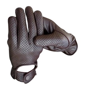 Street Wear Custom Logo Non-Slip Full Finger Leather <b>Gloves</b> with Lace-Up Closure for Unisex Winter Outdoor Use - Product Image 2