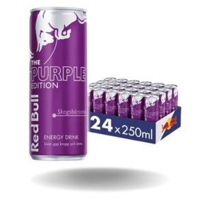 Bebida Energética Red Bulls Edición Púrpura con Sabor a Skogsbär, Suministro de Fábrica, 24x250ml, Venta al Por Mayor - Product Image 2