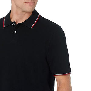 Coton pour hommes de qualité supérieure pour polo Hit Color Block Impression à manches courtes Vêtement numérique teint fabriqué par Dress Sports - Product Image 6