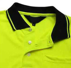 เสื้อเชิ้ตทนไฟที่มองเห็นได้สูงแห้งเร็วชุดทํางานสะท้อนแสงความปลอดภัย Hi Vis ชุดทํางานที่กําหนดเองเสื้อโปโลสะท้อนแสง - Product Image 6