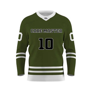 Camiseta de hockey personalizada, camiseta de hockey con cuello en V, uniforme de entrenamiento de hockey para hombres y mujeres - Product Image 4