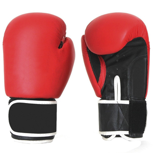 Guantes de combate de cuero PU de alta calidad logotipo personalizado entrenamiento profesional guantes de boxeo OEM hechos a medida para artes marciales boxeo - Product Image 5
