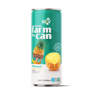Proveedor de Vietnam, Tendencia 2024, Buen Precio, Jugo de Piña Natural NPV 250ml en Lata de Aluminio, Certificación HALAL, Servicio OEM/ODM, Bajo Costo - Product Image 1