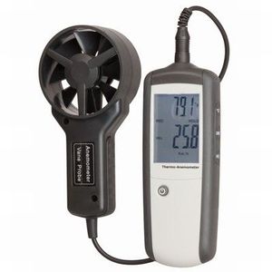 Anemómetro de Mano de Lujo - Medidor de Velocidad del Viento y Termómetro - Product Image 1