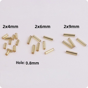 ลูกปัดทรงกระบอกสีเงินขอบทอง ขนาด 10 กรัม/แพ็ค <span class=keywords><strong>2</strong></span>*4 มม. <span class=keywords><strong>2</strong></span>*6 มม. <span class=keywords><strong>2</strong></span>*9 มม. สำหรับตกแต่งชุด เครื่องประดับ และทำกระเป๋า - Product Image 2