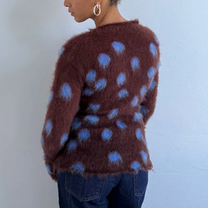 Cardigan Lavorato a Maglia a Pois di Alta Qualità - Giacca Maglione Oversize con Bottoni per Autunno/Inverno <span class=keywords><strong>Su</strong></span>éter De Mujer - Product Image 3