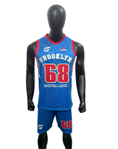 Uniforme de Baloncesto Cosido Profesionalmente Hecho en Pakistán, Sublimado, Ligero, Transpirable, de Secado Rápido, Tejido de Malla - Product Image 1