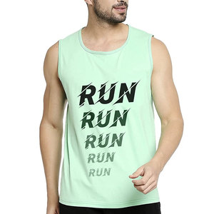 Camiseta de cuello redondo con dobladillo curvo para hombre, y muscular Camisa ajustada de alta calidad, camisetas personalizadas con logo en blanco - Product Image 1