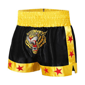 2024กางเกงกีฬาต่อสู้แบบยืดหยุ่นได้ทั้งชายและหญิงกางเกง MMA แบบไทยปรับเปลี่ยนได้ดีไซน์ใหม่มีเชือกผูกออกแบบมาสำหรับผู้ใหญ่และเยาวชนการต่อสู้ - Product Image 1