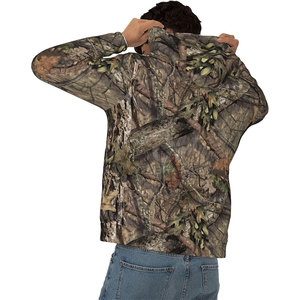 Design personnalisé 100% polyester hommes chasse sweats à capuche-saison d'hiver respirant caractéristique impression motif léger et de haute qualité - Product Image 4