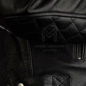2024 dernière conception veste de moto en peau de mouton pour hommes vente directe d'usine avec Service OEM - Product Image 3