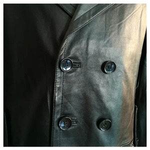 เสื้อแจ็กเก็ตหนังสีดำแบบพรีเมี่ยมแจ็คเก็ตหนังฤดูหนาวสำหรับผู้ชายสินค้าใหม่2024มาแรง - Product Image 3