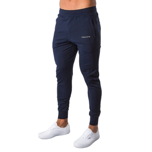 OEM al por mayor logotipo personalizado hombres Joggers pantalones de chándal casuales Jogger negro Casual Algodón elástico gimnasios Fitness para hombres Pantalones - Product Image 1