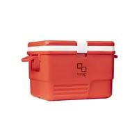 Glacière isotherme Tan90 de 25 litres à motif géométrique, étanche, en plastique, pour le stockage alimentaire, exportation indienne, facile à transporter, pour fleurs et tofu