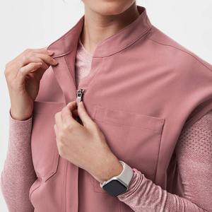 ชุดพยาบาลสครับสำหรับผู้หญิงชุดเครื่องแบบโรงพยาบาลทรงสูงกางเกงแฟชั่นระบายอากาศได้ดีน่ารัก - Product Image 3