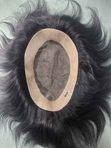 วิกผมและทูเป้สำหรับผู้ชาย Taz Hair Indian Remy Hair แบบฐานโมโน - เนื้อผ้านุ่ม น้ำหนักเบา เป็นมิตรกับสิ่งแวดล้อม - Product Image 3