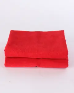 Thick Kitchen Towel Set Quick Dry Luxury Plain Design 100% Cotton Soft Whole Sale Hand Towels For Hotel & Home Red Towel Sets