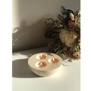 Nouveau support de lampe à thé en marbre vert pour la décoration intérieure Pièce d'accent élégante pour la décoration de table de Noël et les occasions spéciales - Product Image 5